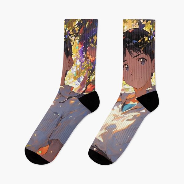 Item preview, Shinji Ikari Hopeful Wisteria Twilight Neon Genesis Evangelion Anime designed and sold by mildaclairmo.