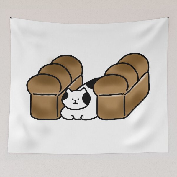 Item preview, a Cat between the bread designed and sold by superbaechoo.