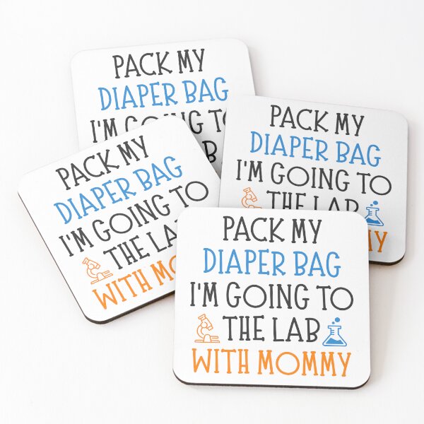 Item preview, Scientist Mom Funny Science Baby Saying designed and sold by CuteLovelyDesigns.