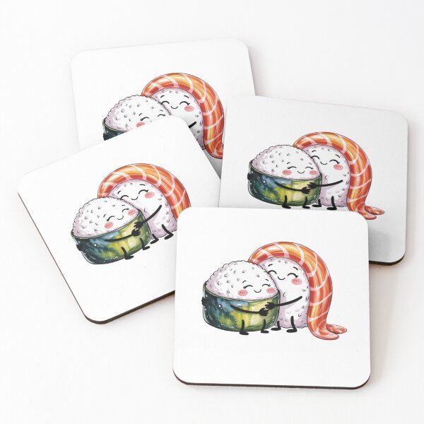 Item preview, Funny Kawaii Cute Food sushi Japanese designed and sold by SOUFIANE1991.