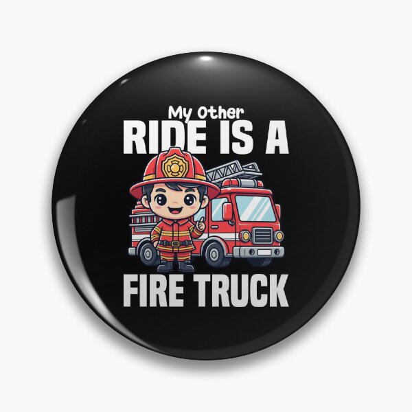 Item preview, MY OTHER RIDE IS A FIRE TRUCK - FIREFIGHTER designed and sold by KEF Custom.