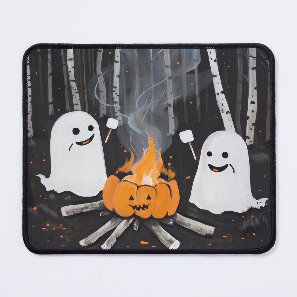 Item preview, Halloween Ghosts roasting marshmallows, Pumpkin Lantern designed and sold by xiao xuans.