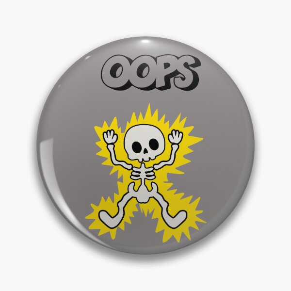 Item preview, Oops Electrocuted Skeleton designed and sold by FanFest.