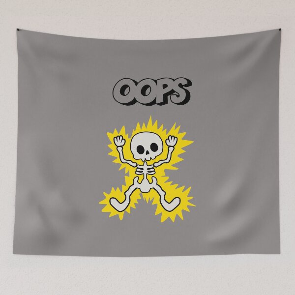Item preview, Oops Electrocuted Skeleton designed and sold by FanFest.