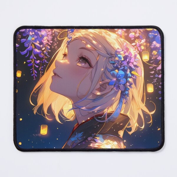 Item preview, Shiemi Moriyama Delicate Wisteria Lantern Bloom Blue Exorcist Anime designed and sold by mildaclairmo.