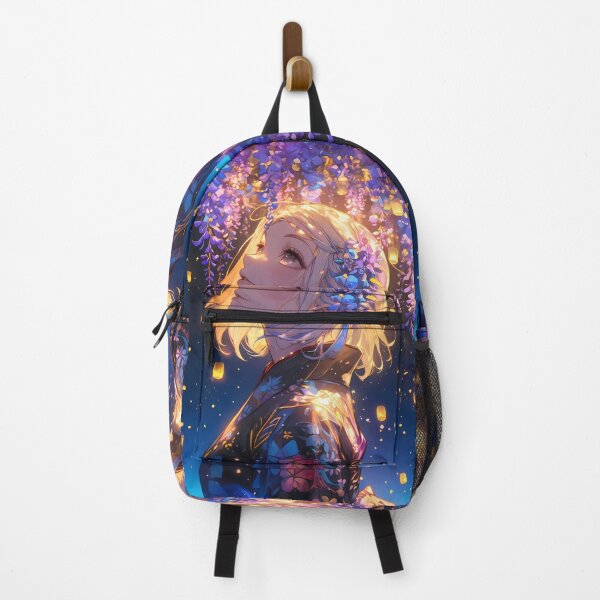 Item preview, Shiemi Moriyama Delicate Wisteria Lantern Bloom Blue Exorcist Anime designed and sold by mildaclairmo.