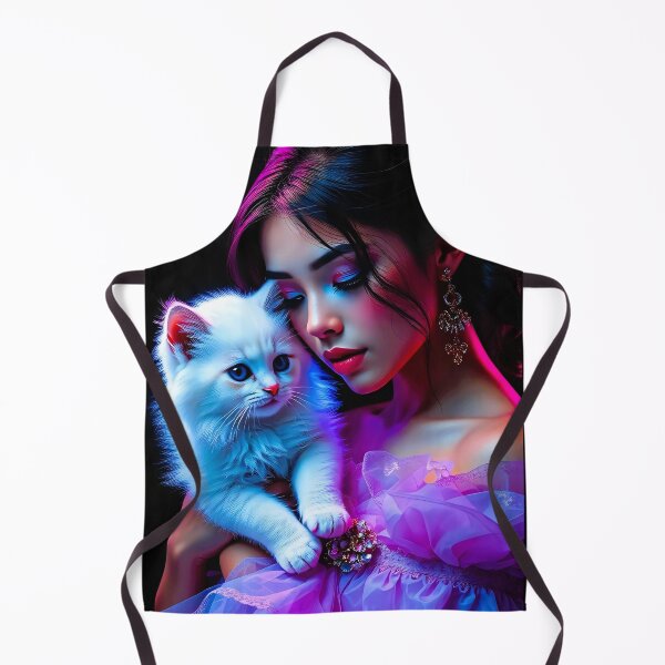 Item preview, Asian beauty with cat designed and sold by AD-Digital-Art.