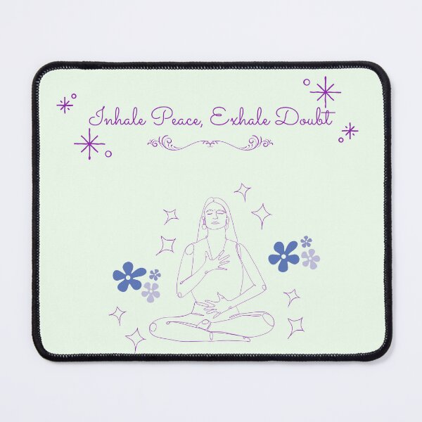 Item preview, Inhale Peace, Exhale Doubt - Calming Breathwork Quote designed and sold by Spiritual Connection.