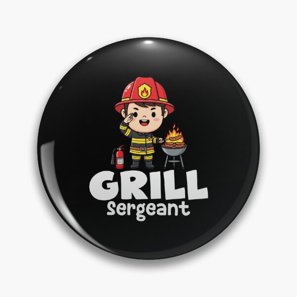 Item preview, GRILL SERGEANT - FIREFIGHTER designed and sold by KEF Custom.
