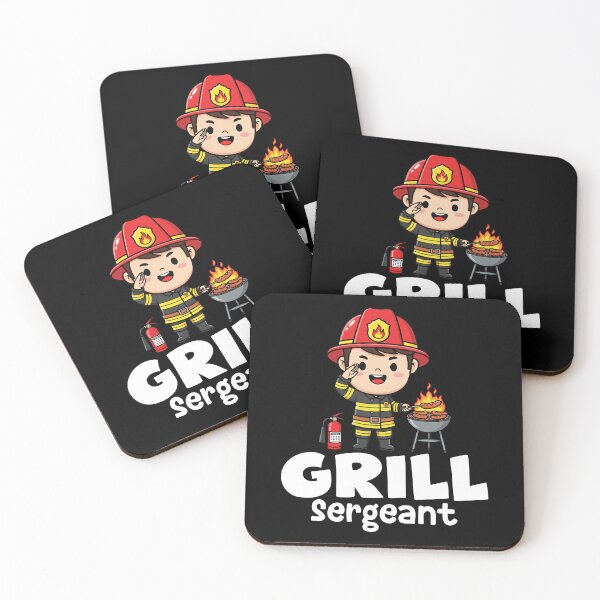Item preview, GRILL SERGEANT - FIREFIGHTER designed and sold by KEF Custom.