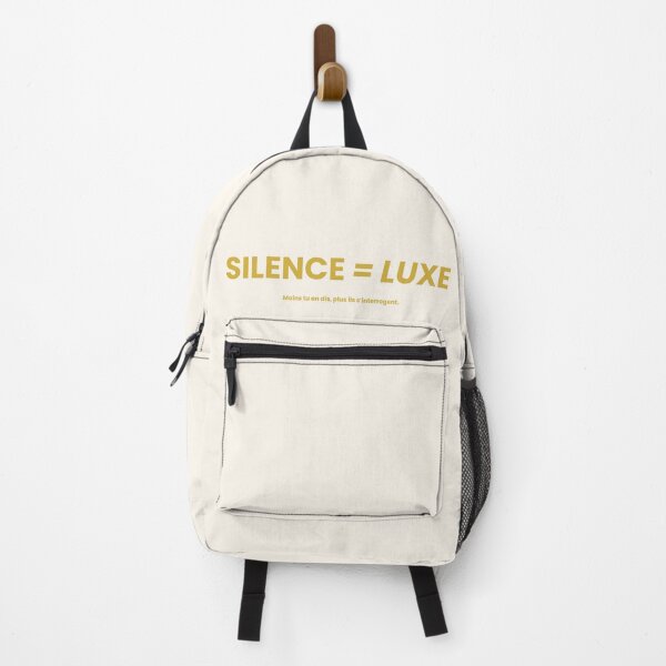 Item preview, Silence = Luxury – Discreet Elegance designed and sold by TooStylishToFunction.