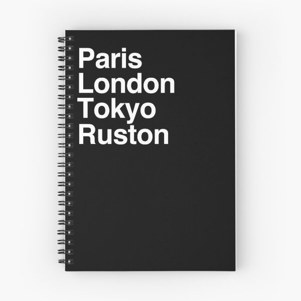 Item preview, Paris London Tokyo Ruston designed and sold by Custom365.