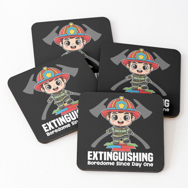 Item preview, EXTINGUISHING BOREDOME SINCE DAY ONE - FIREFIGHTER designed and sold by KEF Custom.