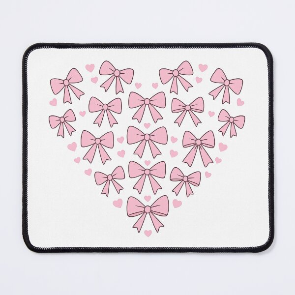 Item preview, Heart-Shaped Bow and Hearts Cluster Design designed and sold by ArtfulWeave.