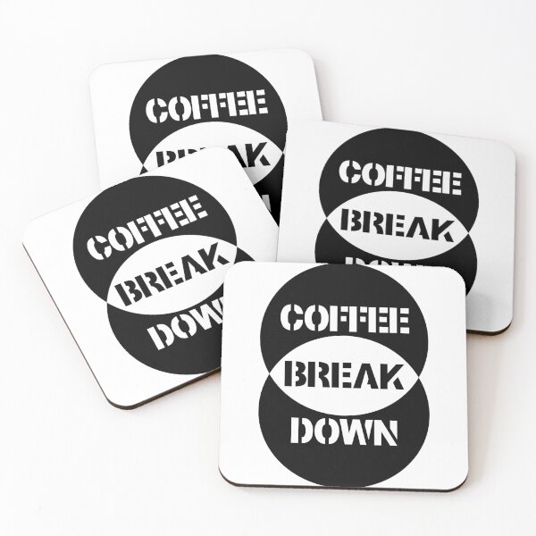 Item preview, Coffee Break Down Venn Diagram Last Highway Tees designed and sold by LastHighwayTees.