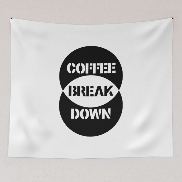 Item preview, Coffee Break Down Venn Diagram Last Highway Tees designed and sold by LastHighwayTees.