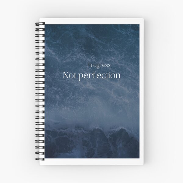 Item preview, Progress Not Perfection | Motivational Quote Poster, Sticker, Mouse Pad & Wall Art designed and sold by Imprintmarket.