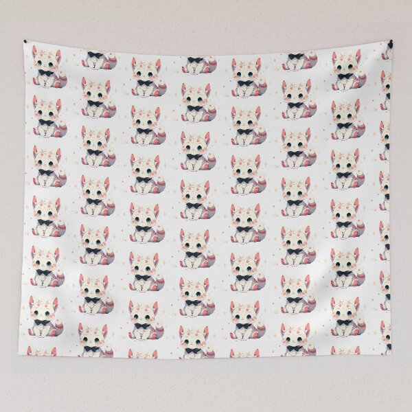 Item preview, cute white kitten designed and sold by NekoWorksStudio.