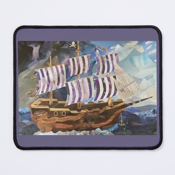 Item preview, Out of the Storm Upcycled Magazine Collage Purple designed and sold by RaenFaulsCreations.
