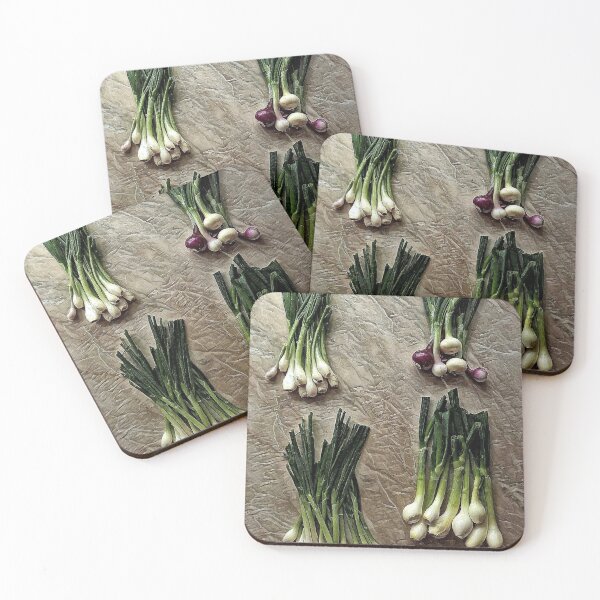 Item preview, Fresh Garden Bunches of Spring Onions – Rustic Artistic Print designed and sold by NatureChampion.