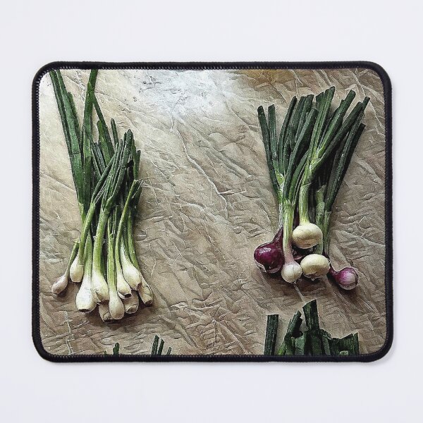 Item preview, Fresh Garden Bunches of Spring Onions – Rustic Artistic Print designed and sold by NatureChampion.