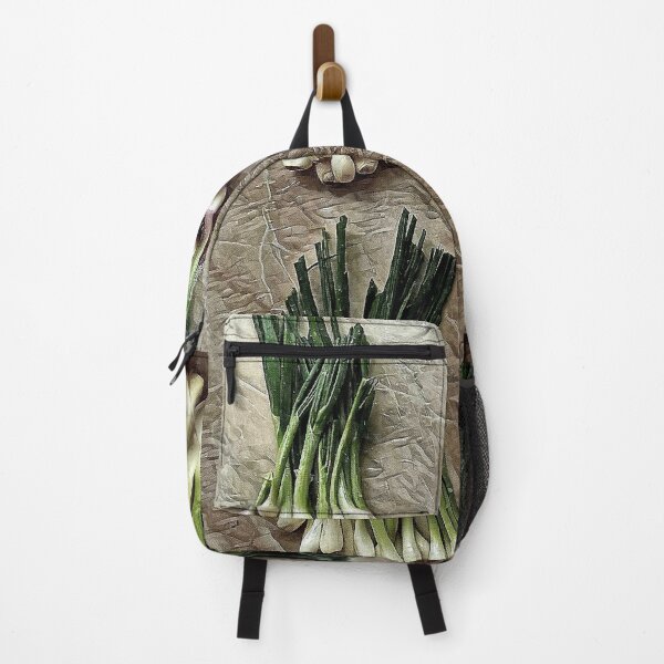 Item preview, Fresh Garden Bunches of Spring Onions – Rustic Artistic Print designed and sold by NatureChampion.