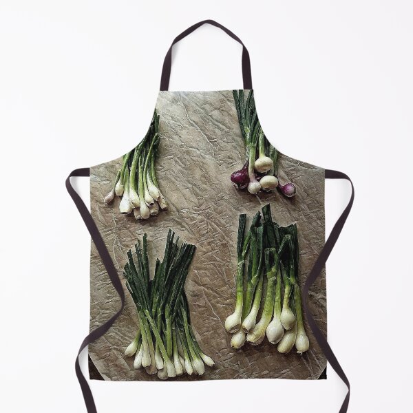 Item preview, Fresh Garden Bunches of Spring Onions – Rustic Artistic Print designed and sold by NatureChampion.