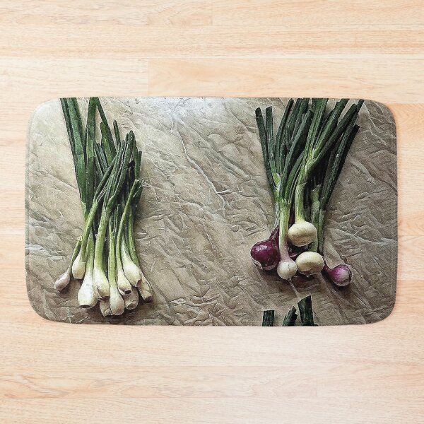 Item preview, Fresh Garden Bunches of Spring Onions – Rustic Artistic Print designed and sold by NatureChampion.