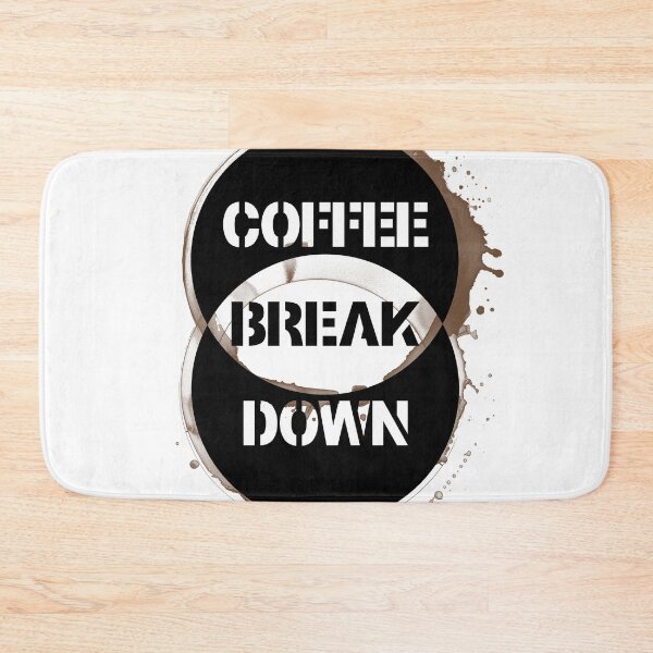Item preview, Coffee Break Down Coffee Stain Ring Venn Diagram designed and sold by LastHighwayTees.