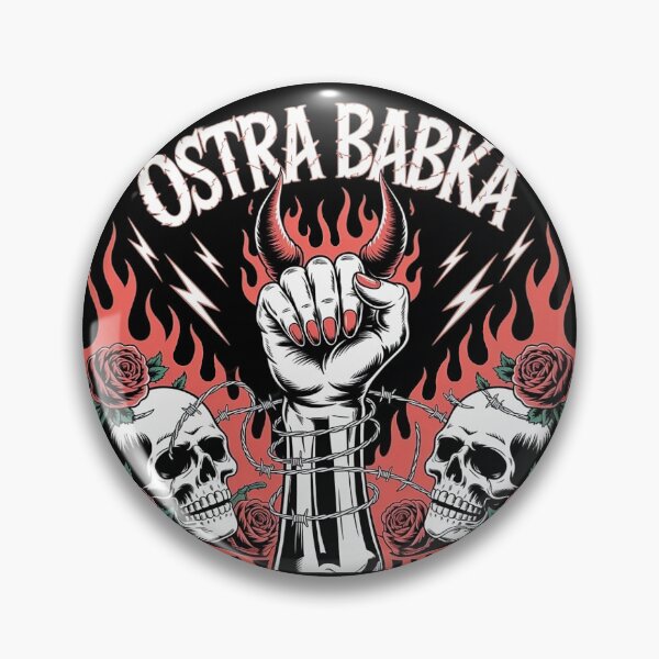 Item preview, Ostra babka - czaszka i Róże drut kolczasty - koszulka dla kobiet designed and sold by ToMyPolacy.