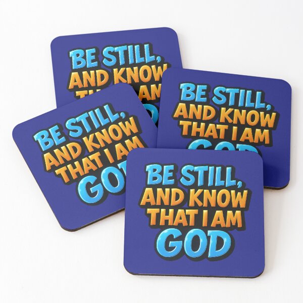 Item preview, Be Still and Know Bible Verse designed and sold by SimplySelim.