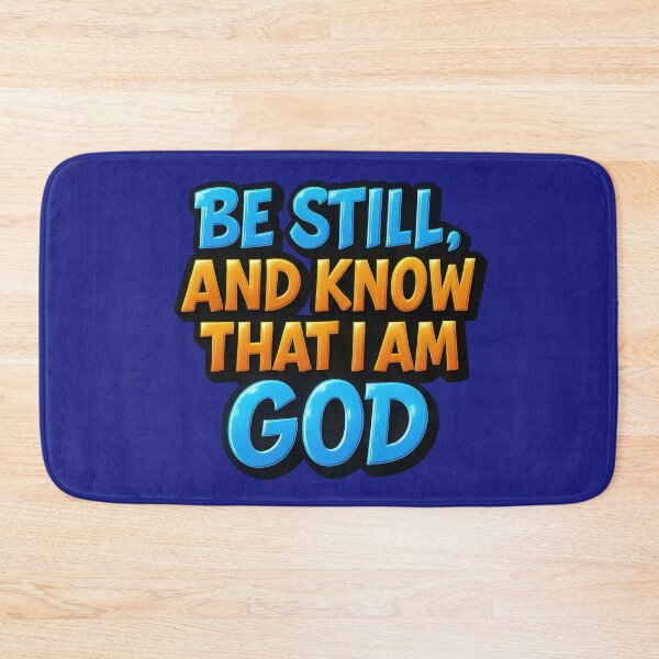 Item preview, Be Still and Know Bible Verse designed and sold by SimplySelim.