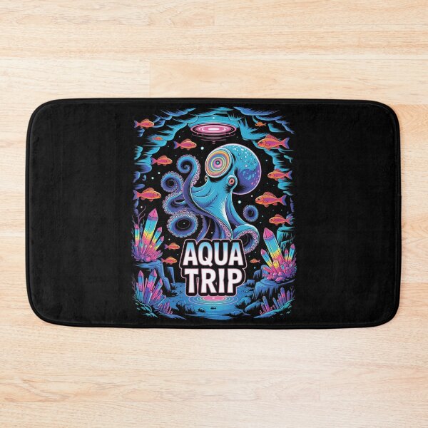 Item preview, Aqua Trip – Psychedelic Octopus Underwater Fantasy designed and sold by Taans-Creation.