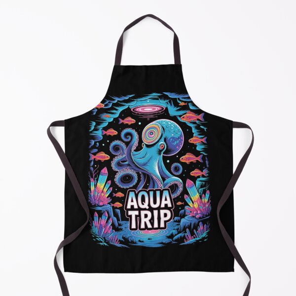 Item preview, Aqua Trip – Psychedelic Octopus Underwater Fantasy designed and sold by Taans-Creation.