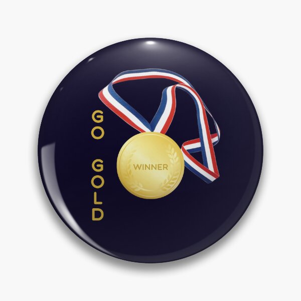 Item preview, Go for the Gold Winner Medal Design designed and sold by SandyMDesigns.