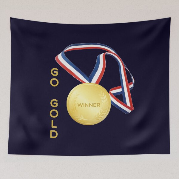 Item preview, Go for the Gold Winner Medal Design designed and sold by SandyMDesigns.