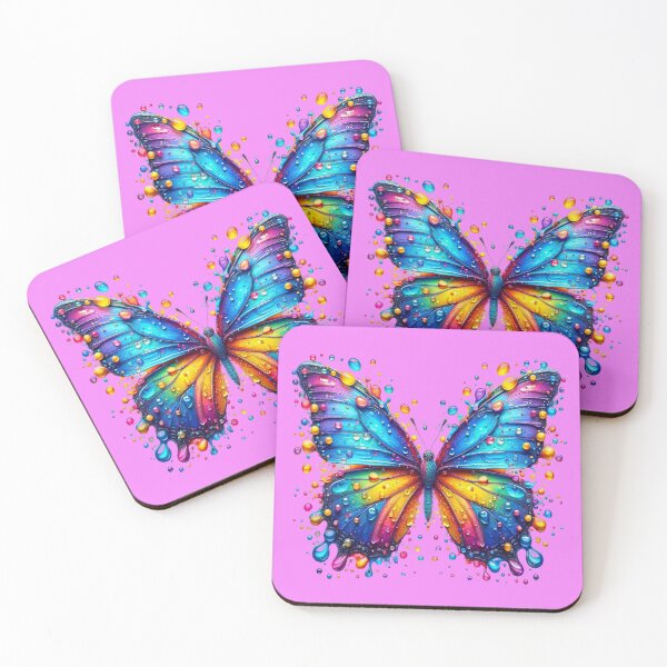 Item preview, Beautiful fantasy butterfly covered in paint splashes designed and sold by LoneAngel.