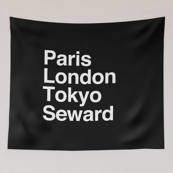 Item preview, Paris London Tokyo Seward designed and sold by Custom365.