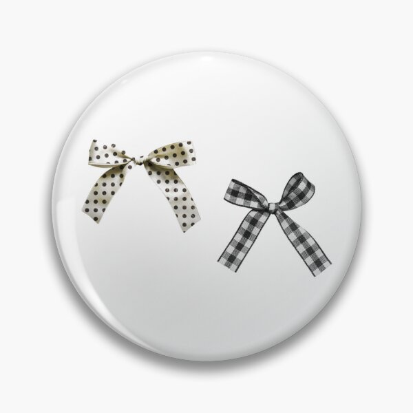 Item preview, Polka Dot and Gingham Black and White Bows Sticker Pack designed and sold by ellanely.