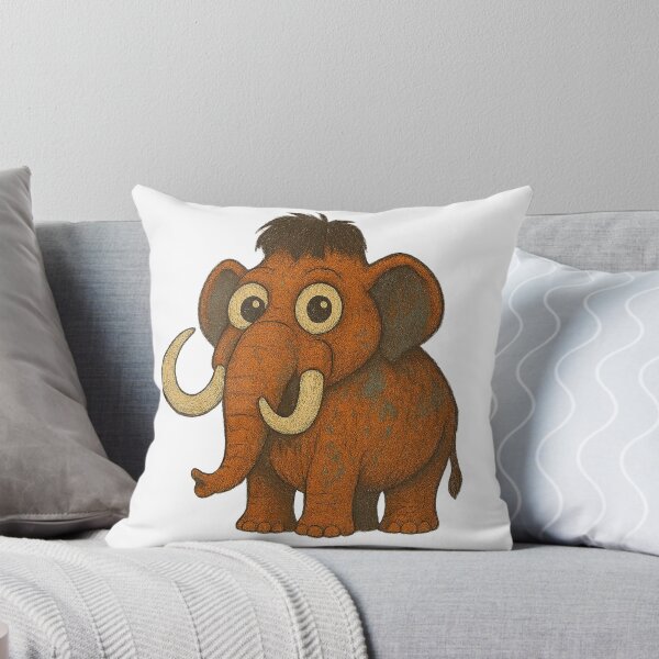 Item preview,  Big Eyed Mammoth – Cute Cartoon Elephant Illustration designed and sold by DigiBloom24.