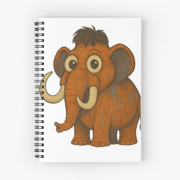 Item preview,  Big Eyed Mammoth – Cute Cartoon Elephant Illustration designed and sold by DigiBloom24.