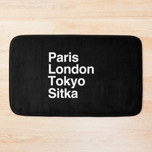 Item preview, Paris London Tokyo Sitka designed and sold by Custom365.
