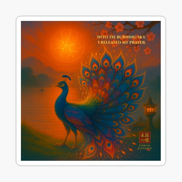Item preview, Der Pfau, der die Sonne verbrannte designed and sold by EternalMiyabi.