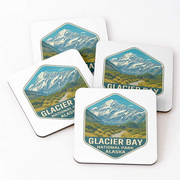 Item preview, Glacier Bay National Park Retro Alaska Sticker designed and sold by Ismeal Von.