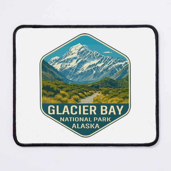 Item preview, Glacier Bay National Park Retro Alaska Sticker designed and sold by Ismeal Von.