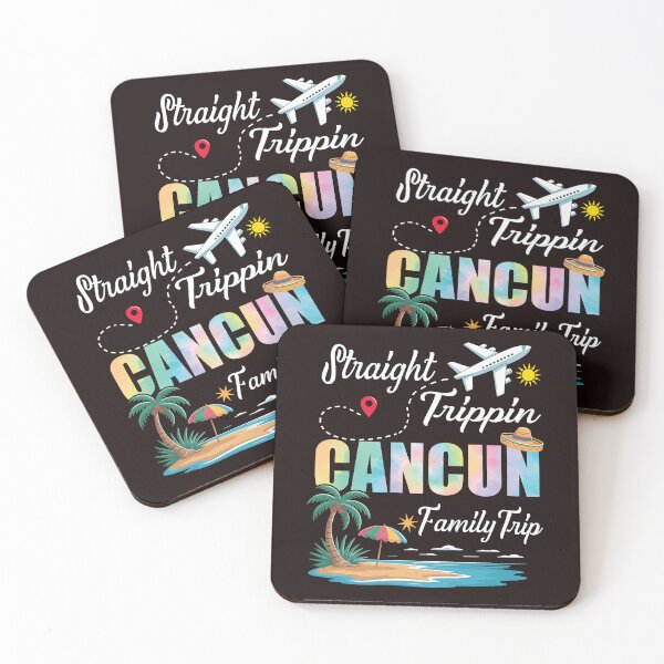 Item preview, Cancun Mexico 2025 Beach Vacation Trip Group Squad Colorful Tee designed and sold by BellaFShop.