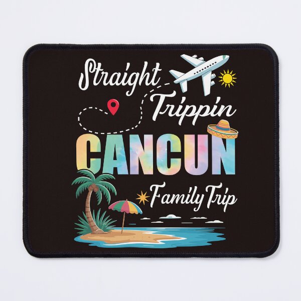 Item preview, Cancun Mexico 2025 Beach Vacation Trip Group Squad Colorful Tee designed and sold by BellaFShop.