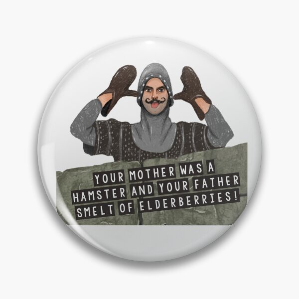 Item preview, Your Mother Was a Hamster – Monty Python Quote Design designed and sold by Splendid Scibbles.
