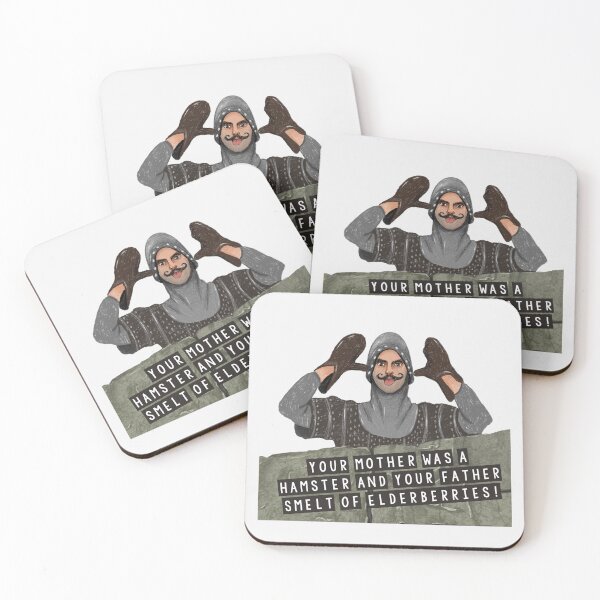 Item preview, Your Mother Was a Hamster – Monty Python Quote Design designed and sold by Splendid Scibbles.