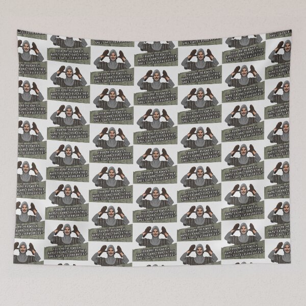 Item preview, Your Mother Was a Hamster – Monty Python Quote Design designed and sold by Splendid Scibbles.